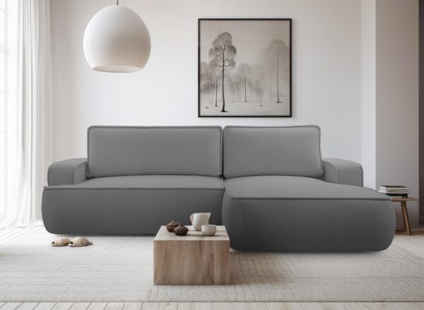 AX LIVING Ablia Sofa L Form mit Schlaffunktion 267 cm R / L