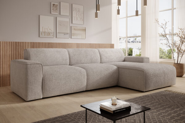 AX LIVING Couch Sofa L Form Didim mini 310 cm breit, stilvoll R / L