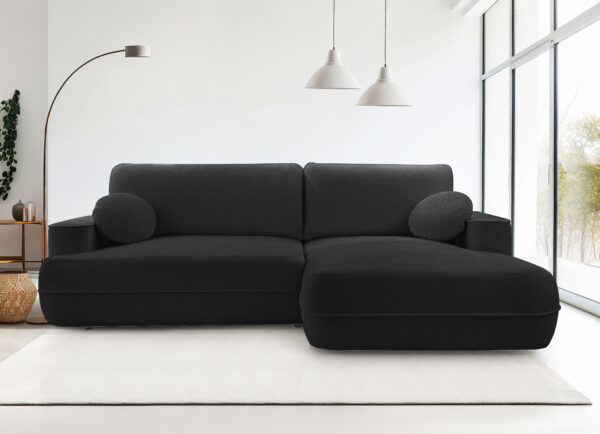 AX LIVING Ecksofa mit Schlaffunktion Peoni 267 cm mit Bettkasten R / L