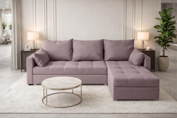 AX LIVING Ecksofa ELIF mit Schlaffunktion L-Form, Sofa mit Bettkasten R / L