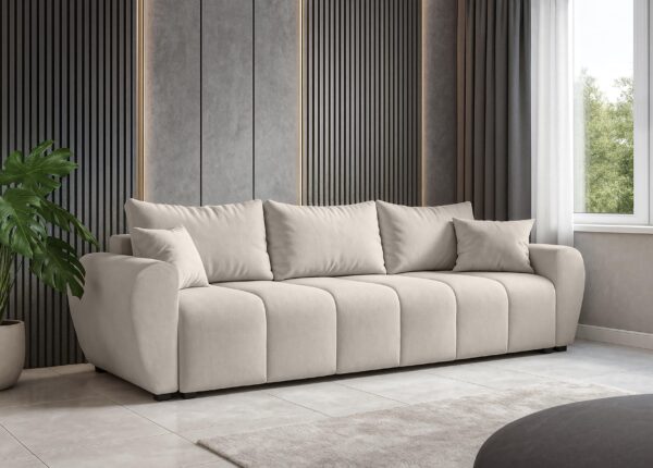 AX LIVING Malatya Big Sofa mit Schlaffunktion Schlafsofa in 246 cm