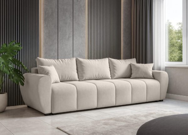 AX LIVING Malatya Big Sofa mit Schlaffunktion Schlafsofa in 246 cm