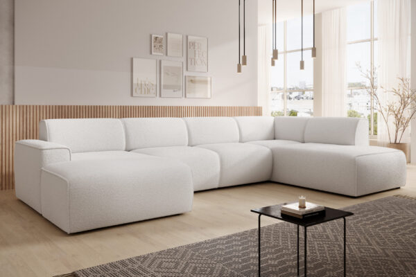 AX LIVING XXL Sofa U Form Didim 378cm breit modern & großzügig R / L