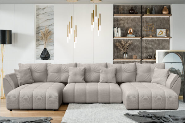 AX LIVING Couch U Form mit Schlaffunktion Antalya 382 cm universell