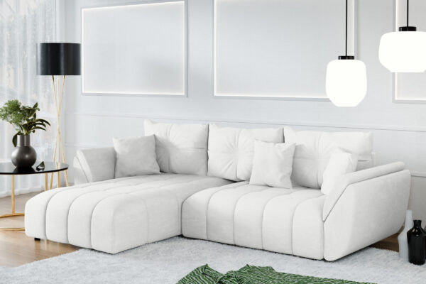 AX LIVING Ecksofa mit Schlaffunktion Verciani L Sofa 280 cm universell