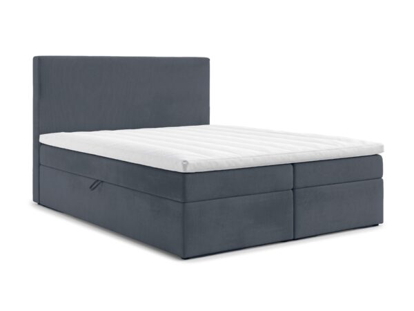 AX LIVING Bett mit Bettkasten 140/160/180x200 cm Kilve mit topper