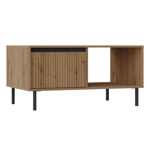 AX LIVING Couchtisch Bodrum Wohnzimmertisch 2 Schubladen 100 cm