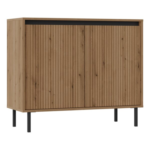AX LIVING Sideboard Bodrum Kommode 2 Türen 100 cm