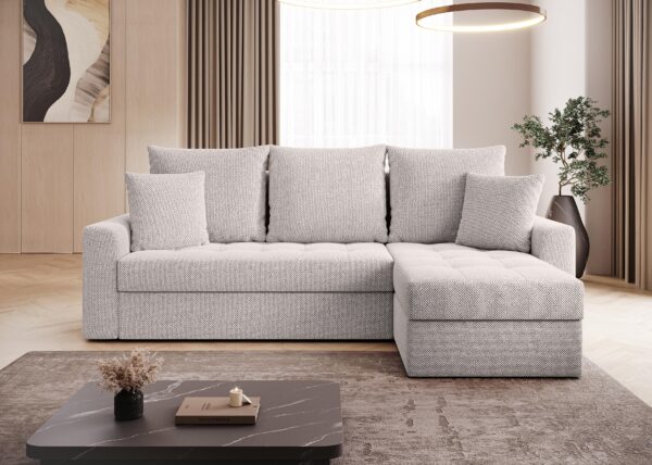 AX LIVING Karaman Schlafsofa mit Bettkasten Schlafsofa 238 cm breit universell