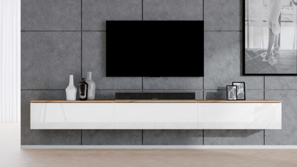 AX LIVING TV Board Loriano TV Bank 3x100 cm Stehend / Hängend