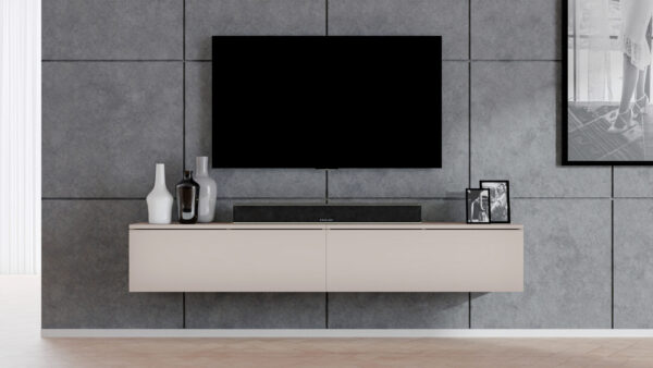AX LIVING Designer Lowboard Loriano 2x100 cm TV Schrank Stehend / Hängend