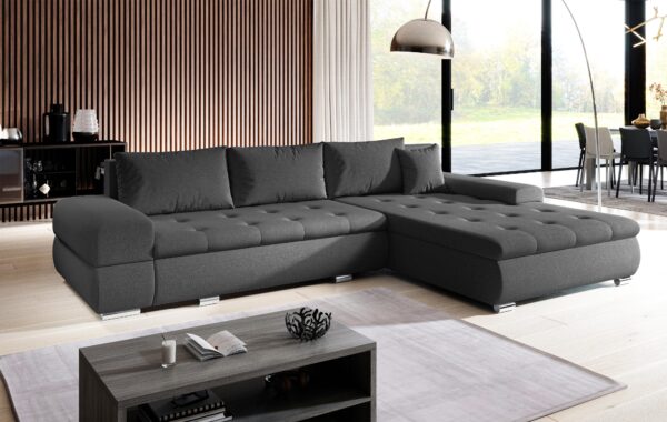AX LIVING Couch Sofa L Form Sivaso mit Schlaffunktion 310 cm universell