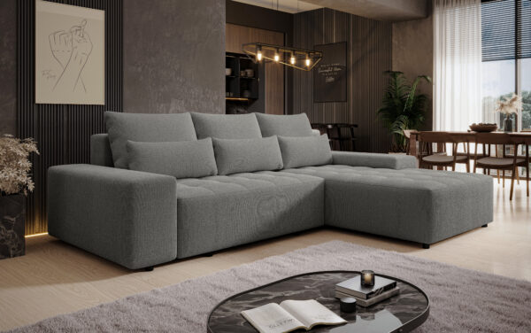 AX LIVING Ecksofa mit Schlaffunktion Alvorada 280 cm breit universell