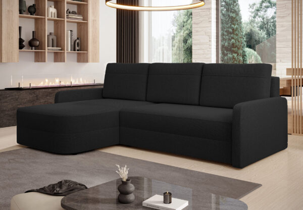 AX LIVING Ecksofa mit Schlaffunktion Nebbiolo 250 cm breit Couch universell