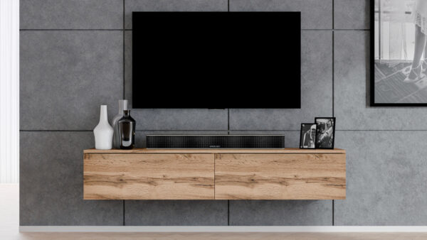 AX LIVING TV Board Loriano 180 modernes Designer Lowboard Stehend / Hängend