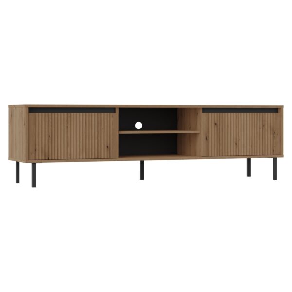 AX LIVING TV-Lowboard Bodrum TV-Schrank 2 Schubladen 178 cm