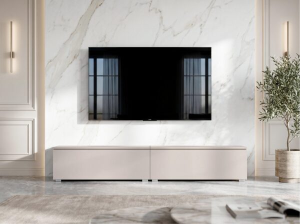 AX LIVING Barvo 2x100 cm TV Kommode Lowboard Stehend / Hängend