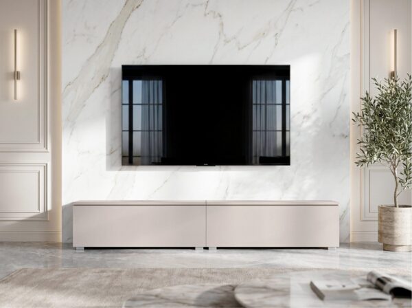 AX LIVING Barvo 2x100 cm TV Kommode Lowboard Stehend / Hängend