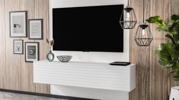 AX LIVING Lowboard Zivolli 160 Lamellenfront TV-Hängeschrank Stehend / Hängend