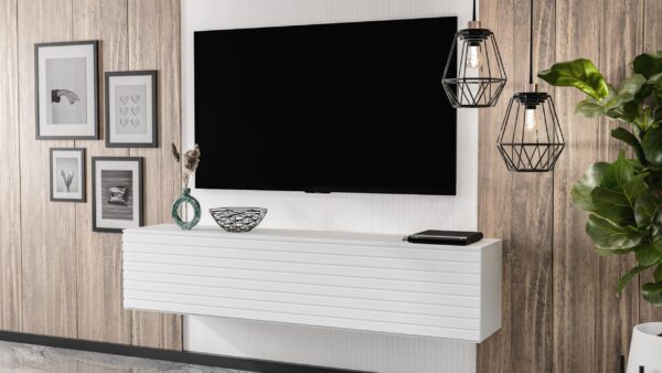 AX LIVING Lowboard Zivolli 160 Lamellenfront TV-Hängeschrank Stehend / Hängend