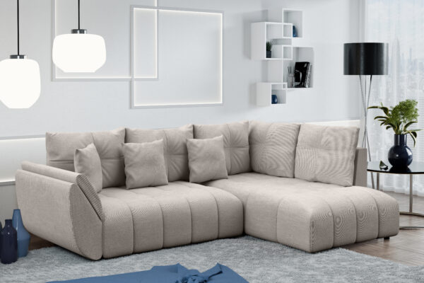 AX LIVING Ecksofa mit Schlaffunktion Kayseri L Sofa 268 cm universell