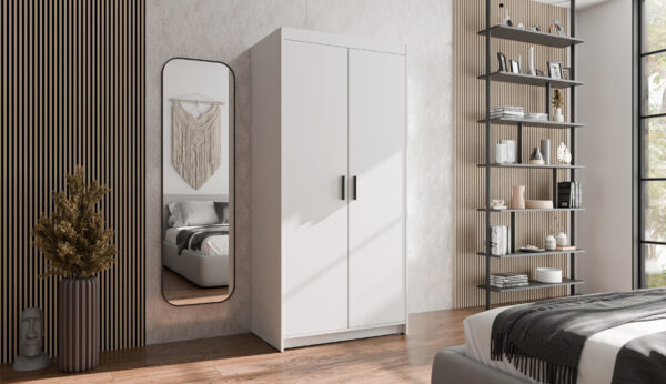 AX LIVING Kleiderschrank Storicos 2T 2 türiger