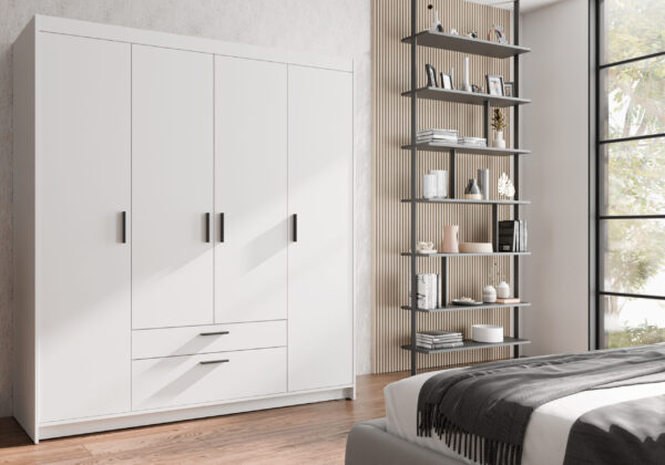 AX LIVING Schubladenschrank Garderobe Schrank Storicos 4T
