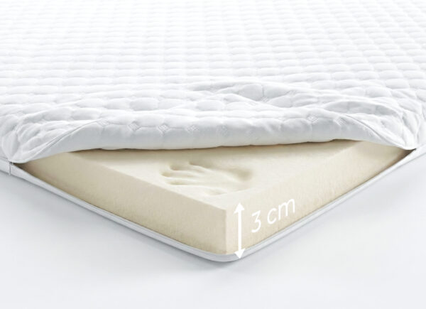 AX LIVING T25 Komfortschaum-Topper 140x200 cm – zusätzliche Auflage für mehr Schlafkomfort