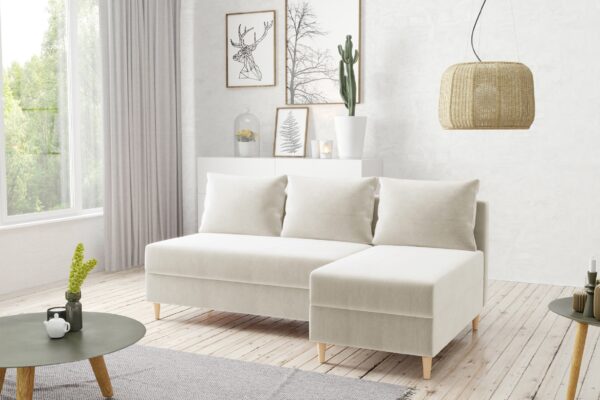 AX LIVING Ecksofa Klein Modern Farring 204 cm Stil und Funktionalität universell