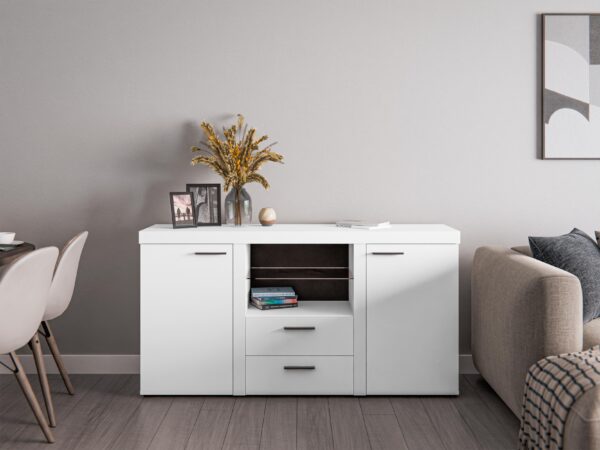 AX LIVING Schubladenschrank Kommode Spacoro 2T2S Modern