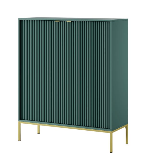 AX LIVING Modern Kommode Eternas K104 mit Lamellenfront 104 cm