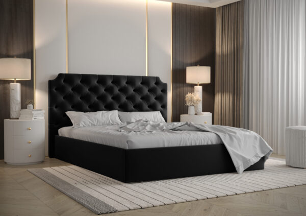 AX LIVING Tybilla 140/160/180x200 Bett mit Bettkasten Polsterbett