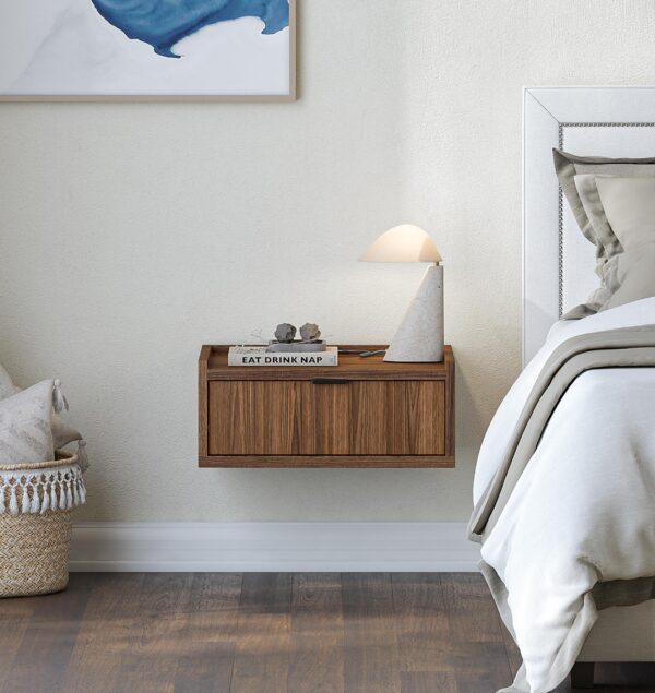 AX LIVING Nordiva Nachttisch mit Schublade 40 cm hängend
