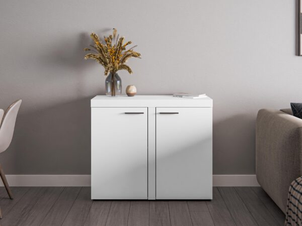 AX LIVING Schmal Kommode Spacoro 2T – Eleganz für Ihr Zuhause