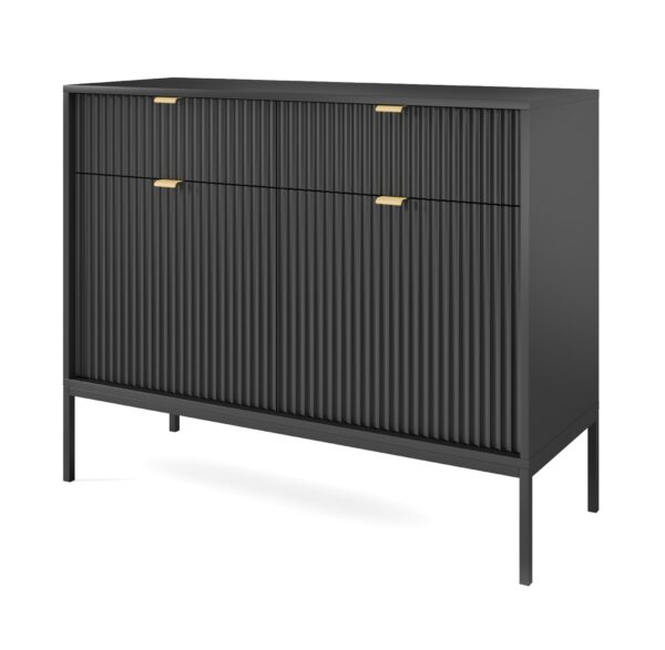 AX LIVING modern Kommode mit Schublade Eternas KS104 104 cm