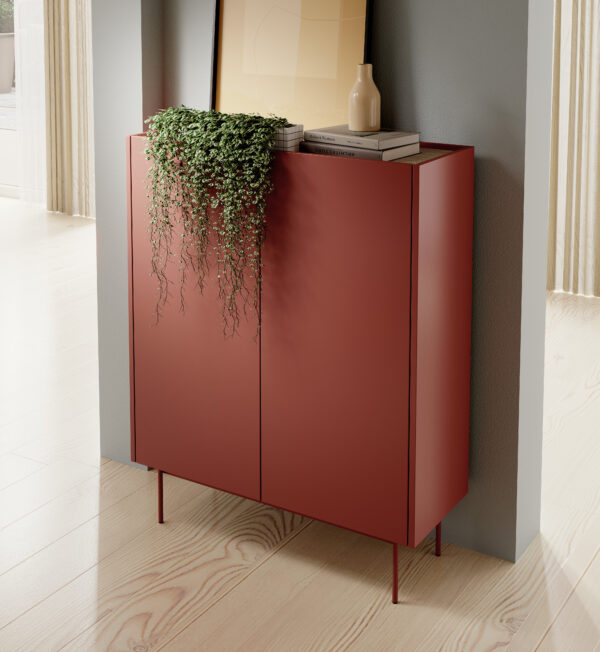 AX LIVING Kommode Schmal Hoch Orchis KD97 97 cm Modern