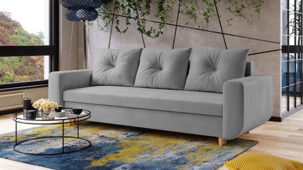 AX LIVING Cheriton Schlafsofa Modern 222 cm breit mit Schlaffunktion modern