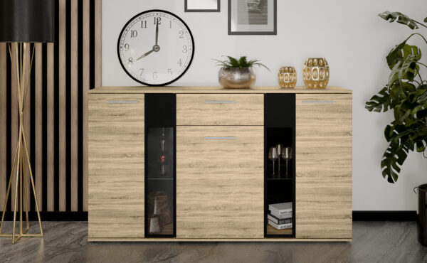 AX LIVING Formilo Sideboard Kommode mit Schublade 140,4cm