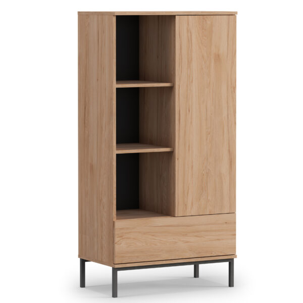 AX LIVING Bücherregal Modern Queba QT03 – 70 cm Breite, Design
