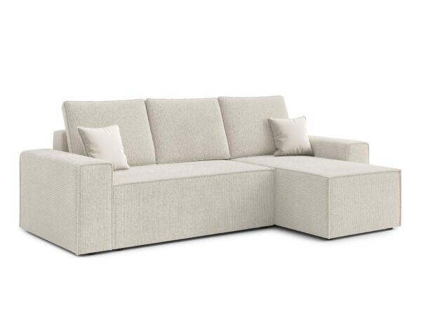 AX LIVING Ecksofa Cord Talaton 246 cm mit Schlaffunktion Komfort Funktionalität
