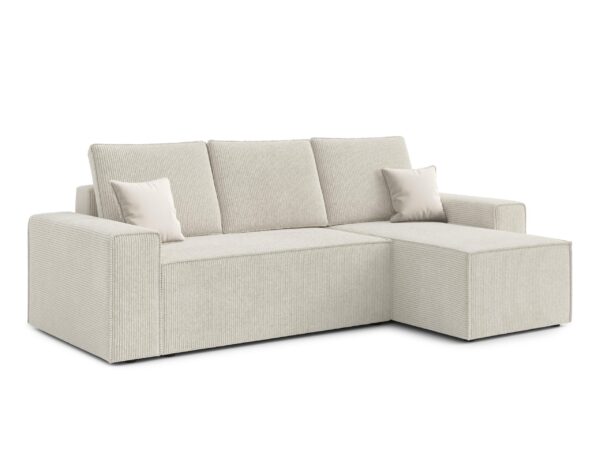 AX LIVING Ecksofa Cord Talaton 246 cm mit Schlaffunktion Komfort Funktionalität