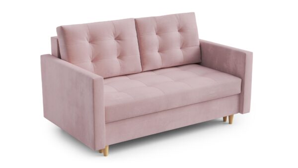 AX LIVING Spaxton 2 Sitzer Sofa Klein 155 cm mit Schlaffunktion