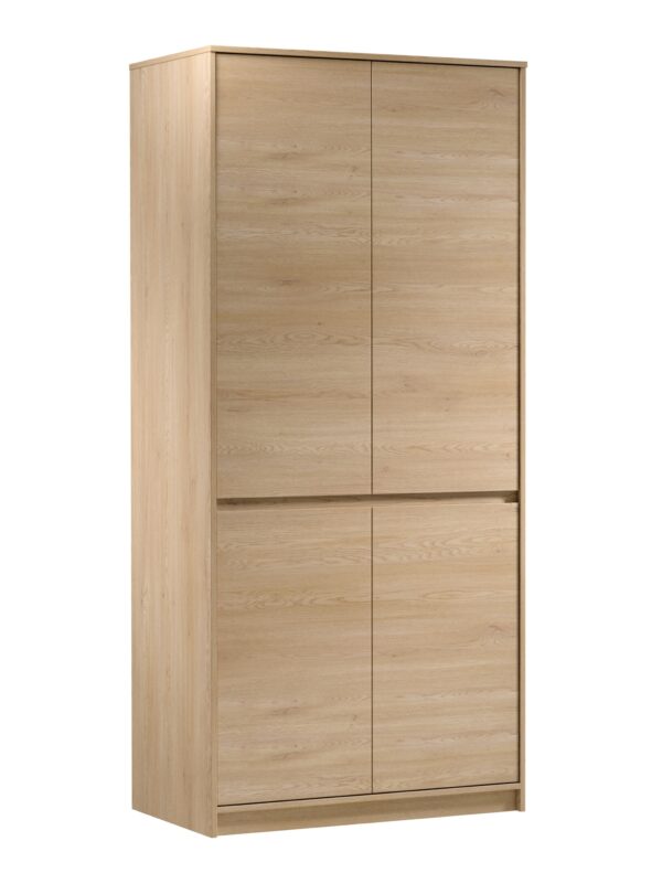 AX LIVING Schlafzimmer Schrank Mormanno S4T – 91 cm