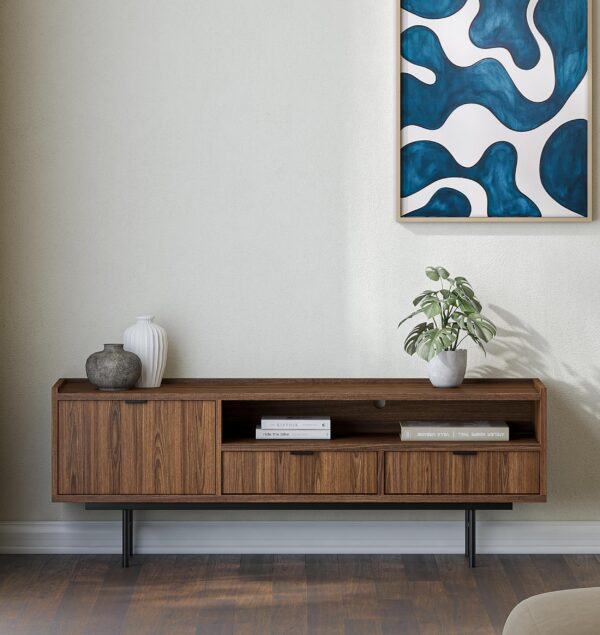 AX LIVING Nordiva Lowboard 150 cm Holz TV Möbel Modern