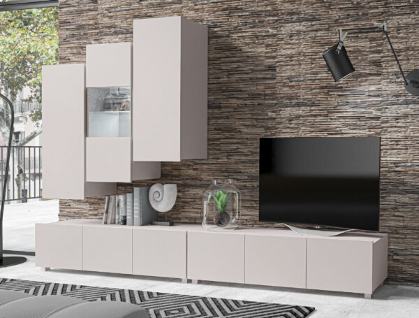 AX LIVING Anbauwand Wohnzimmer Kossana 11 – 300cm Breite