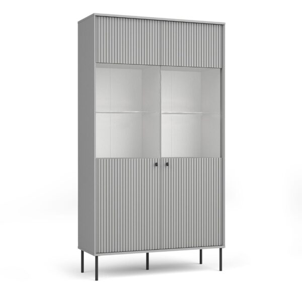 AX LIVING Vitrinen Schrank Irelis 105 cm Modern