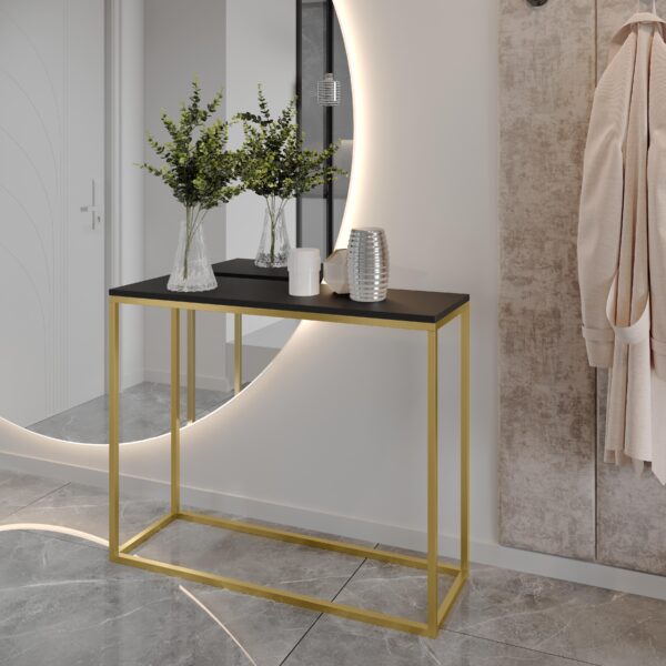 AX LIVING Flur Konsolentisch Lortie 80/100 cm