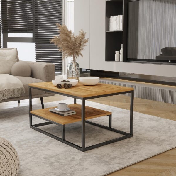 AX LIVING Modern Wohnzimmertisch Pokie 90 cm