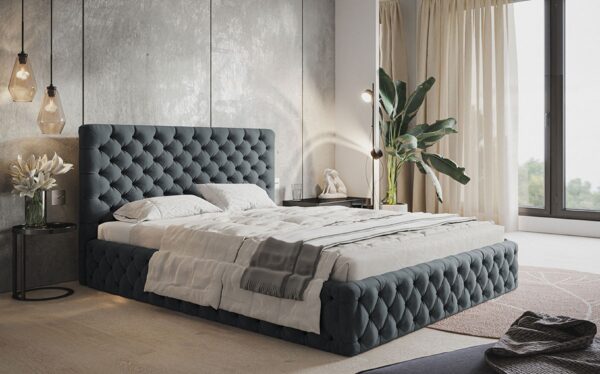 AX LIVING 120/140/160/180 cm Bett Lattenrost Silino VIII ohne Matratze