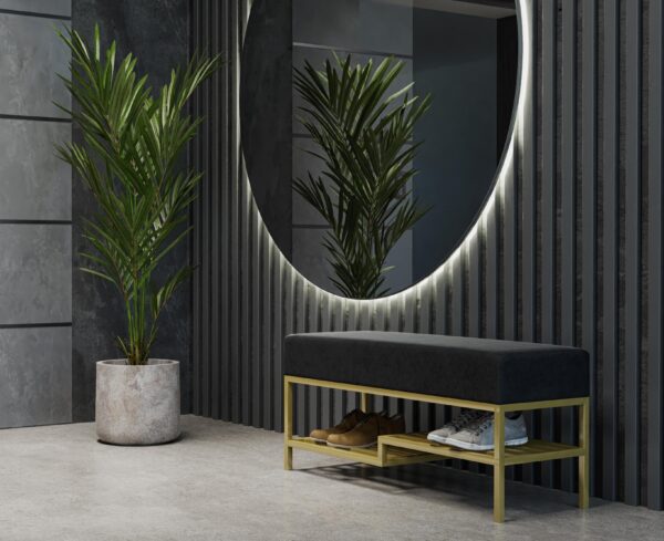 AX LIVING Sitzbank mit Schuhablage Shelie 80/100 cm